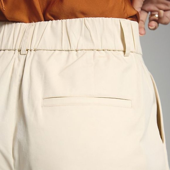 Anthropologie Cream Ankle Pants - Picture 6 of 6